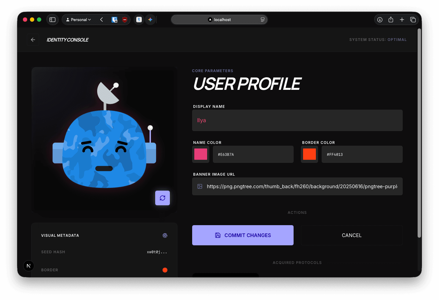 Focus Table - User Profiles